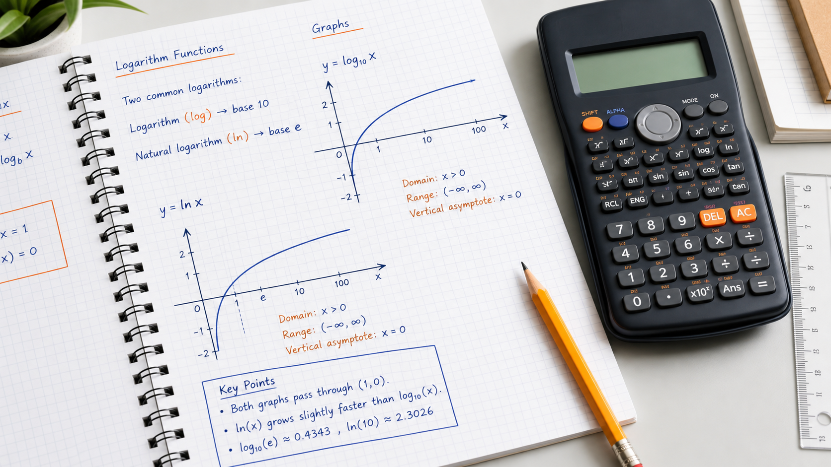 Log vs Ln: When to Use Each on a Calculator illustration