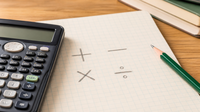 Real profit and cost arithmetic workspace