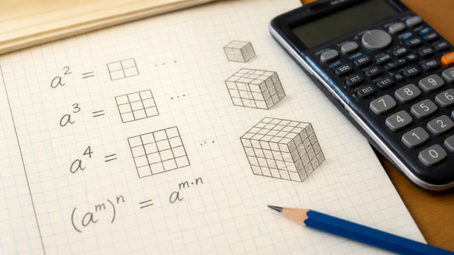 Real exponent calculator workspace